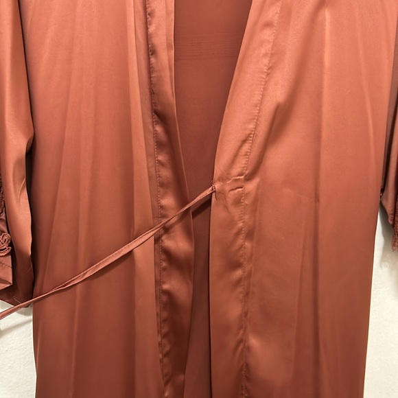 Bridesmaid Burnt Orange Robe - Picture 5 of 9